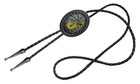 Moranse Bolo Tie Silver Initial Letter A To Z In Western Cowboy Oval Medal St   