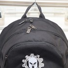 Under Armour Hustle 5 0 Backpack Black Spartek Logo School Work Bag Classic