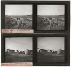 Tunisia Algeria  Stereoscopic Glass Plate Photos  Lot Of 10 Positives 7x15 Cm