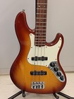 Fender American Deluxe Jazz Bass Ash Tsb r Sunburst Usa  07 Electric Bass Guitar