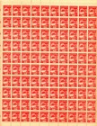 Malaya  under Japanese Occupation --3 Sheets Of 100stamps Scott  n30- n32