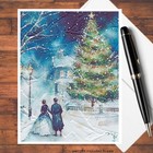 Victorian Christmas Embossed Card Kit  Diy Holiday Greeting Cards With Envelopes