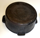 Vintage No  8 Dutch Oven Western Foundry Co   mi-pet  Keeps Food Tasty Cast Iron