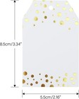 Anwyll Gift Tags gold Foil Metallic Confetti Polka Dots 3 3 X 2 2 Inch 