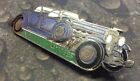 Indiana Jaycees Purple Bentley Car Vintage Pin Badge