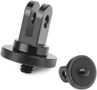 Aluminum 1 4 -20 Camera Tripod Adapter Mount For Gopro Insta360 Action Cameras