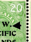 King George V Single Wmk   d Green    north West Pacific Islands  Block Of Twelve  