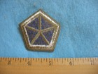 Original Unused Wwii Us Army V 5th Corps Od Border Greenback Patch Eto