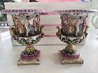 Capodimonte Urn Late 19th Century Set Of Two
