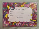 Lot Of 3 New Packs Of Vintage Baby Shower Invitations For Baby Girl  Variety