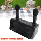 Wireless Bluetooth Speaker Dual Microphone Karaoke For Home Party Picnic Outdoor