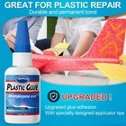 Plastic Super Glue 30g X2 Strong Adhesive For Abs Pvc Acrylic Diy Repair
