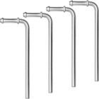 Exhaust Hanger Rod  Upgrade Universal Exhaust Hanger Rods Stainless Steel 90   Be