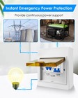 Prewired Transfer Panel  240v 100a Generator Transfer Switch For Portable Gen   