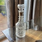 Vintage 1960s Jim Beam Glass Decanter Bourbon Bottle With Glass Cork Stopper