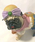 Vintage Pugnacious Pug Dog Rare Gypsy Fortune Teller Westland Giftware