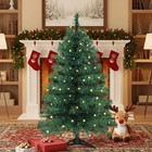 Beautiful 3 ft Pre-lit Artificial Christmas Tree W  50 Led Lights   Stand New 