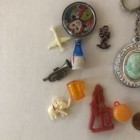 Vintage Lot Of 14 Mixed Crackerjack Gumball Charm Prizes Celluloid Mini Toys