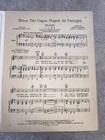 1929 When The Organ Played At Twilight Sheet Music By Wallace  Campbell