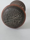 Two Antique Eastlake Cast Iron Ornate Door Knobs 
