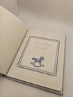 Vtg 1980s Hallmark Keepsake All About Baby Blue Rocking Horse Album Baby Book