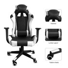 Computer Gaming Racing Chair Leather High-back Office Recliner Desk Seat Swivel