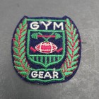 Vintage Patch Gym Gear 2 By 2 Inches Sports Football Hockey Weights