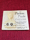 Vintage 1950 s Adams Pluckem Puzzle On Original Card Unused See Pics   Party Fun