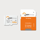 Pro Series 64gb Micro Sdxc Flash Memory Card With Adapter  U3 Class10 V30