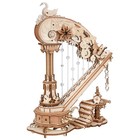 Rokr Magic Harp Music Box Wooden 3d Puzzle Jigsaw Model Diy Gift Building Toys