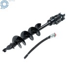 200mm Diameter Auger Drill With Hoses For Small Digger Mini Excavator 1-1 5ton