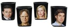 The Office Character Shot Glass Drinking Game   2 Ounce Glasses   Set Of 4