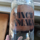 1860 Crude Whittled Civil War Era Tinct amara Big 11 1 4 apothecary Med Bottle