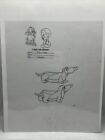 Original Animation Cel Art C Bear   Jamal Character Pre Production Sooner Dog