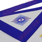 100  Lambskin Blue Lodge Officer Apron Collection -  A Set Of 12 For The Elite