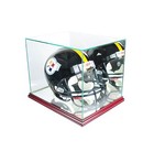 Fs Glass Rectangle Football Helmet Display Case Uv 
