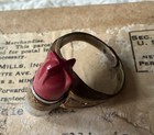 1947 Lone Ranger Kix Atomic Bomb Ring Orig Box Notice Card Family Provenance
