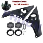 2pcs Front Door 1 5  Speaker Tweeter Panel Cover Trim For Honda Civic 2016-2019