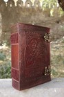 Tree Of Life Extra Large Leather Handmade Journal Unlined Notebook Gift For Her