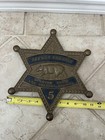 Large Brass Los Angeles County California Sheriff Lasd Mounted Posse Plaque Sign