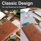 Restaurant Check Presenters  Bill Holder  Guest Check Card Holder  20 Pack 
