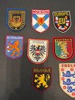 Vintage Travel Souvenir Embroidered Patches From Different Countries Lot Of  12 