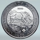 2016 Canada Uk Queen Elizabeth Ii W  Bison 1 1 4 Oz Proof Silver  8 Coin I89438