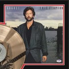 Eric Clapton August Custom Etched Reproduction Signed Lp Display