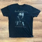 Paul Mccartney One On One World Tour 2017 Black T-shirt  Men s Sz Large