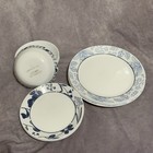 Corelle Rutherford 12 Pc Milk Glass Dinnerware Set Service For 4 Plates Bowls