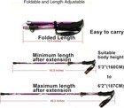 7075 Aluminum Collapsible Ultralight Travel Trekking Hiking Pole For Men   Women