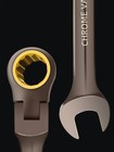 Metric Flexible Head Ratcheting Wrench Combination Spanner Tool Set