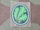 Original Wwii German Bevo J  ger Sleeve Patch Jager Gebirgsjager Army Wehrmacht
