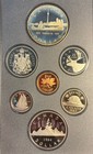 1984 Royal Canadian Mint 7 Coin Proof Set  500 Silver Dollar Double Dollar